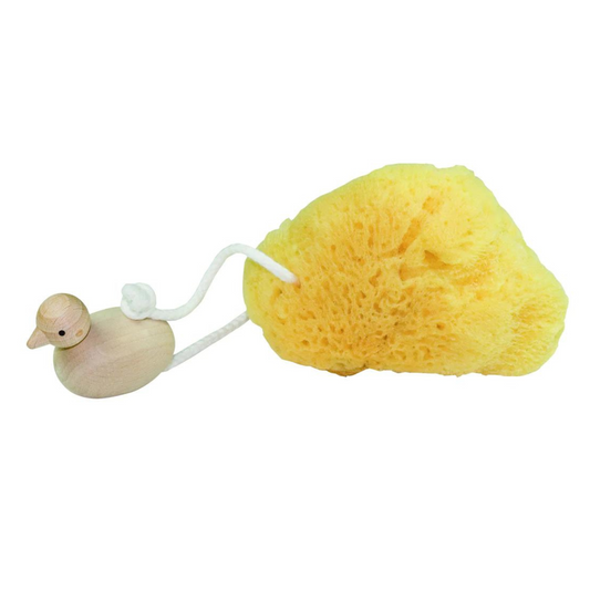 Natural Bath sponge with duck