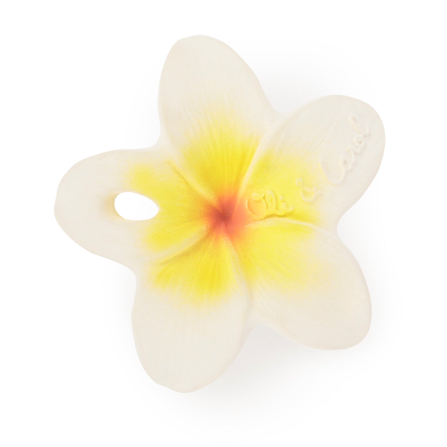 Hawaii the Flower 100% natural rubber teether and bath toy